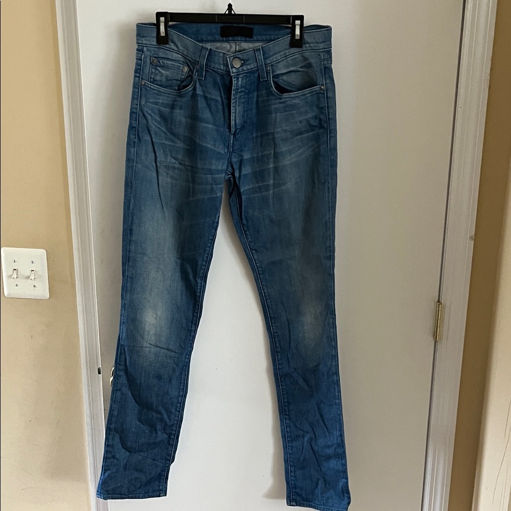 J Brand Men's Classic Blue Straight Jeans size 31 with 34 legnth